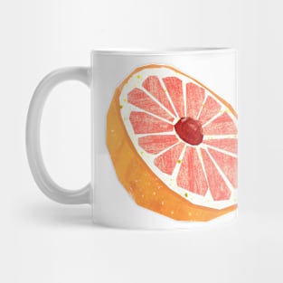 Retro grapefruit half Mug